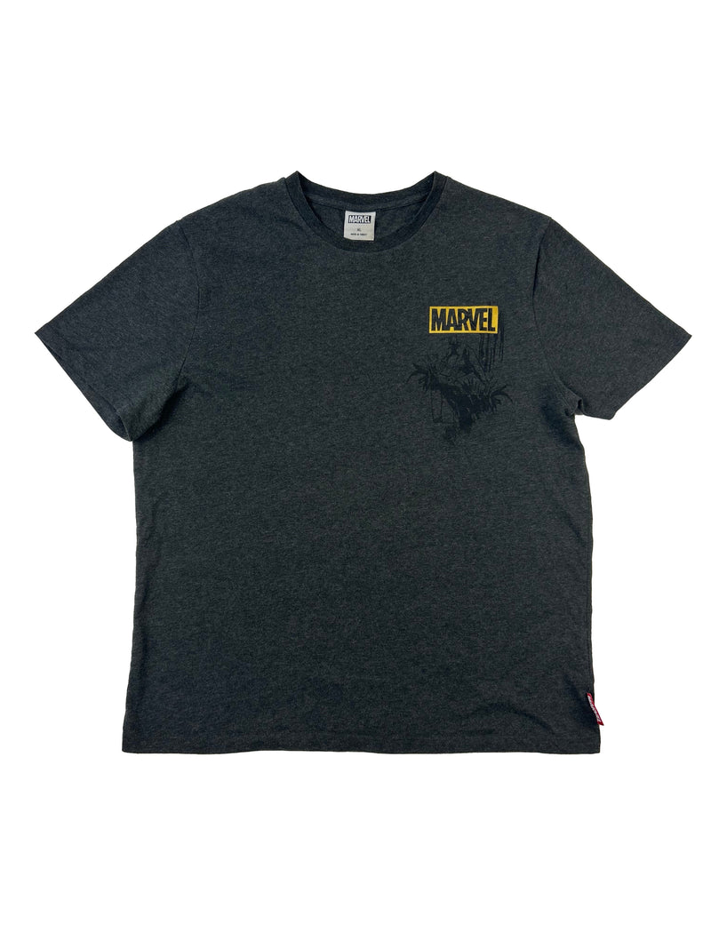 Vintage Marvel Black Panther Dark Grey Printed T-Shirt