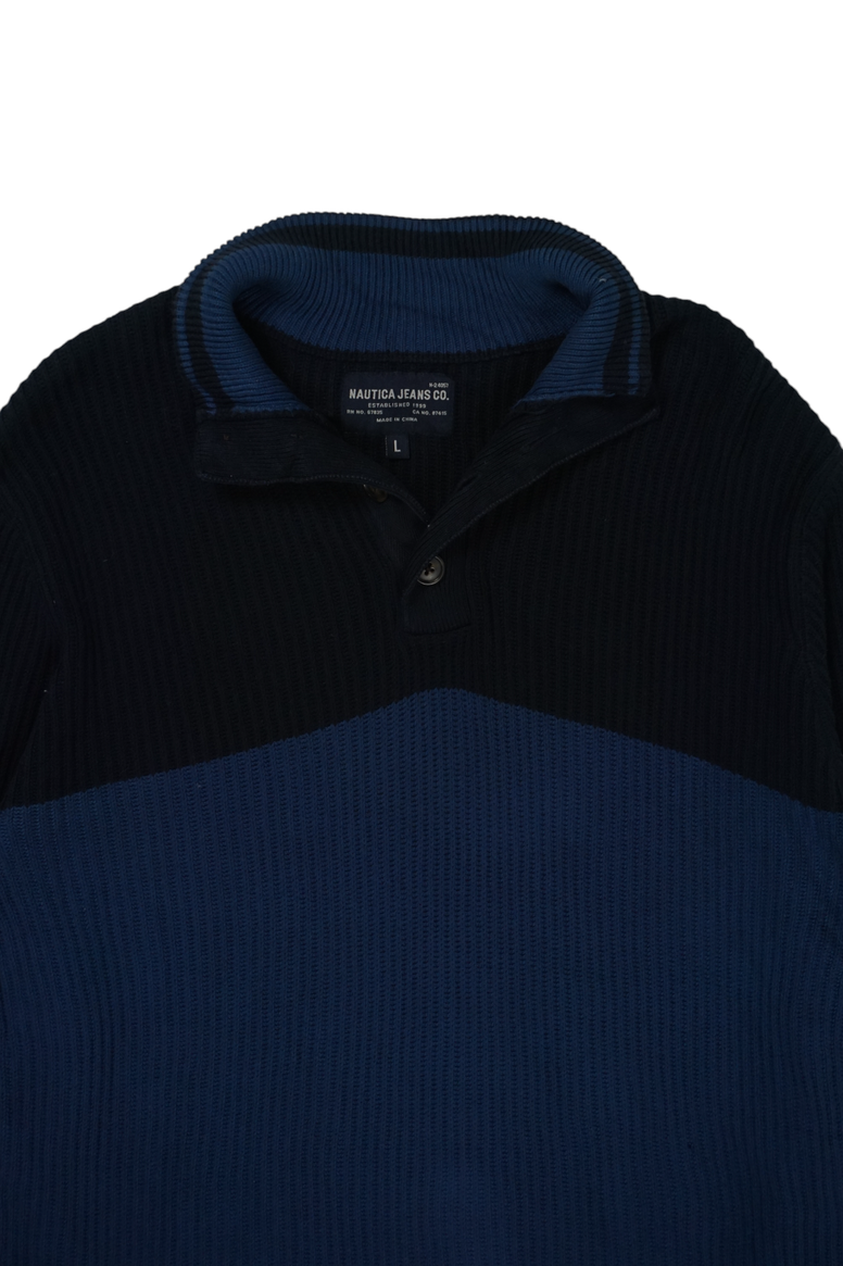 Vintage Nautica Jeans Co. Navy Knit Sweater