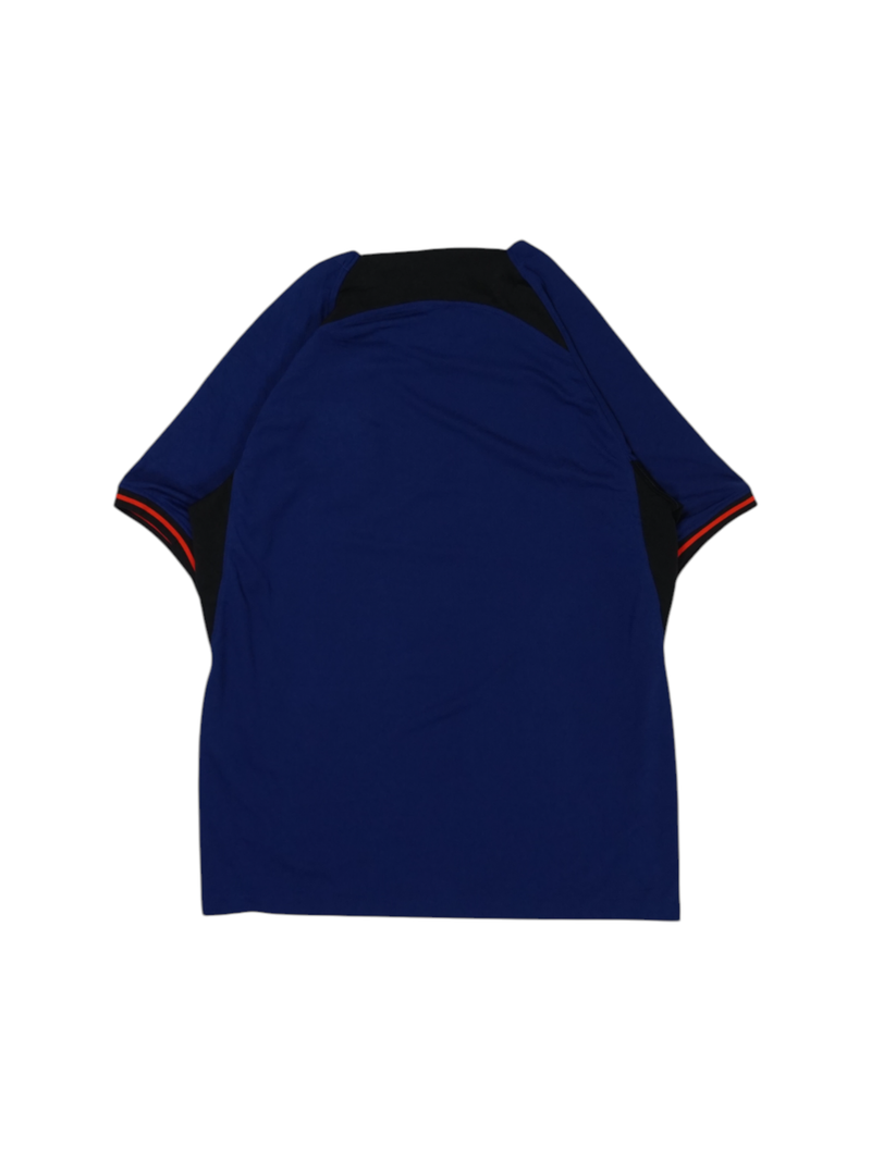 Vintage Netherlands 2024 Navy Short Sleeve Football Shirt