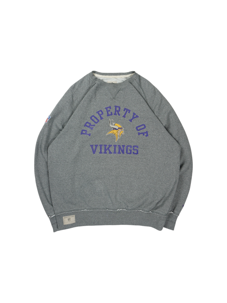 Vintage NFL Reebok Vikings Sweatshirt Grey