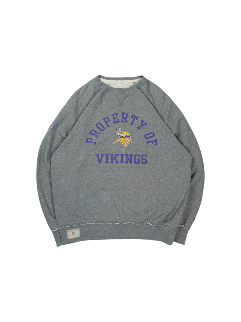 Vintage NFL Reebok Vikings Sweatshirt Grey