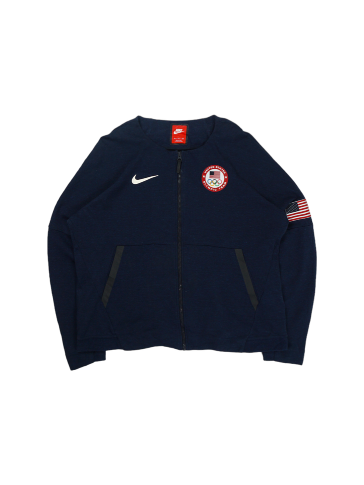 Vintage Nike USA Olympics Navy Zip-Up