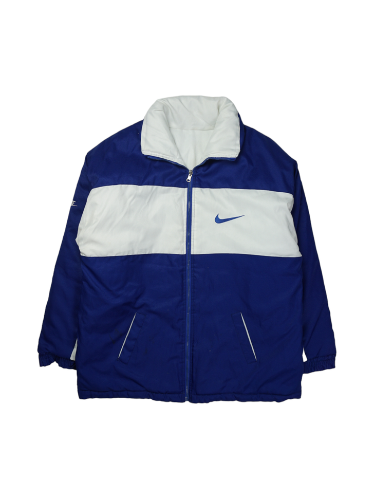 Vintage Nike White Blue Reversible Jacket