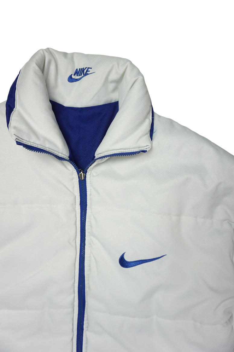 Vintage Nike White Blue Reversible Jacket