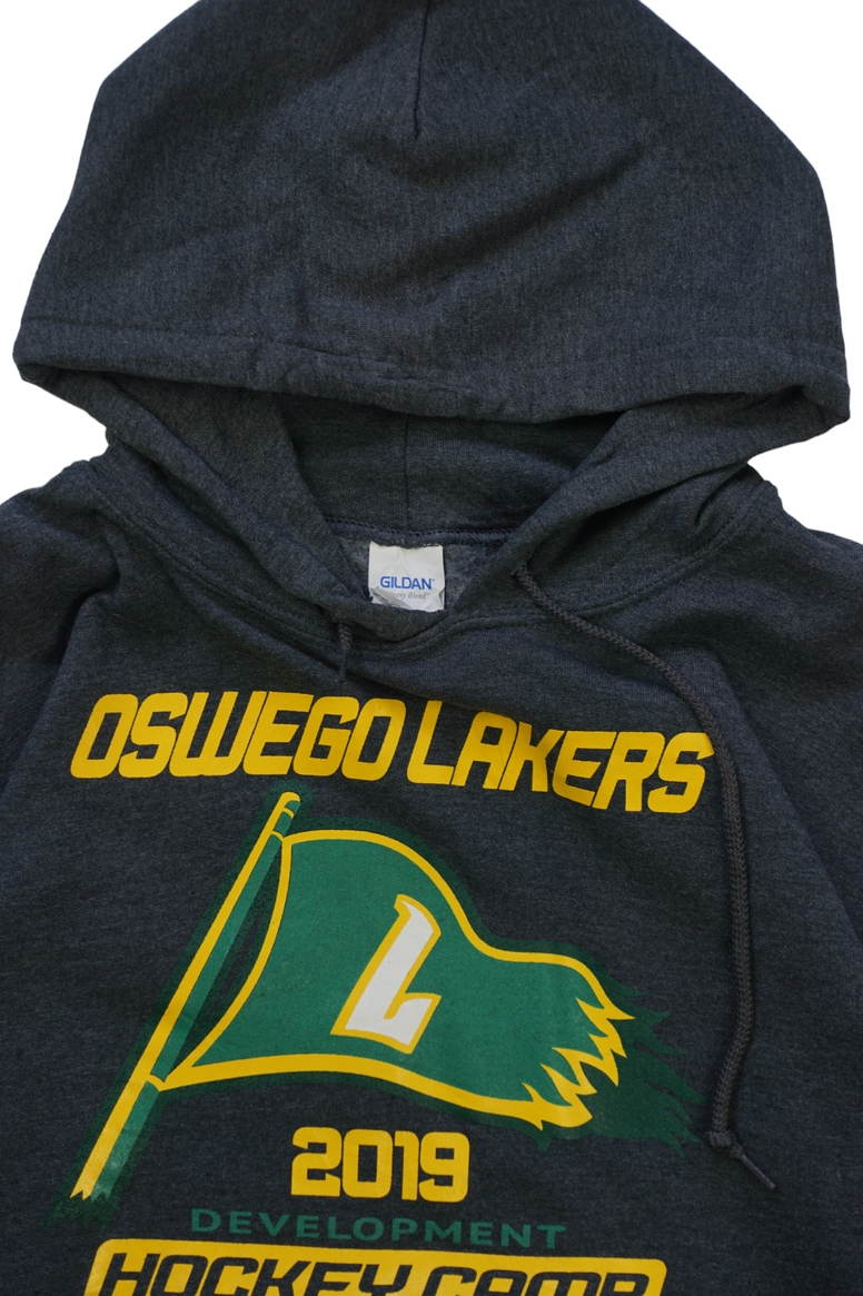 Vintage Oswego Lakers Grey Hoodie