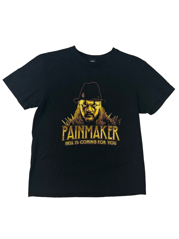 Vintage Painmaker Black Printed T-Shirt