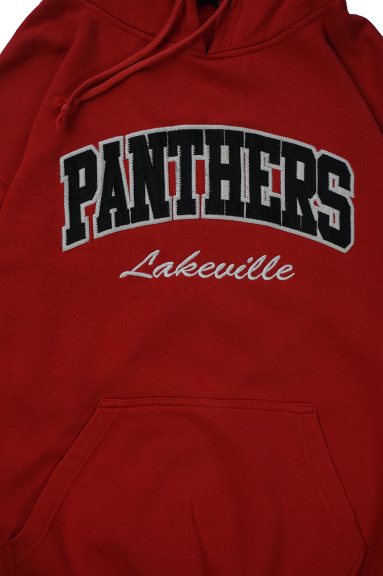 Vintage Panthers Lakeville Red Hoodie