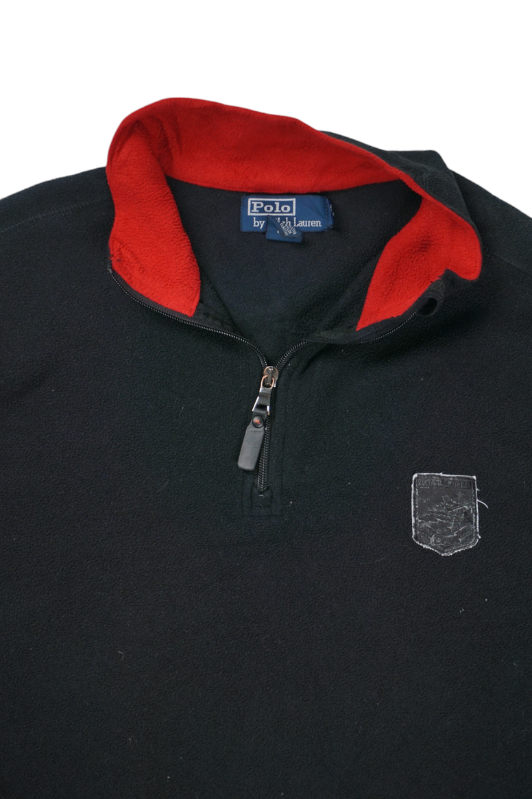 Vintage Ralph Lauren Black Fleece Jacket