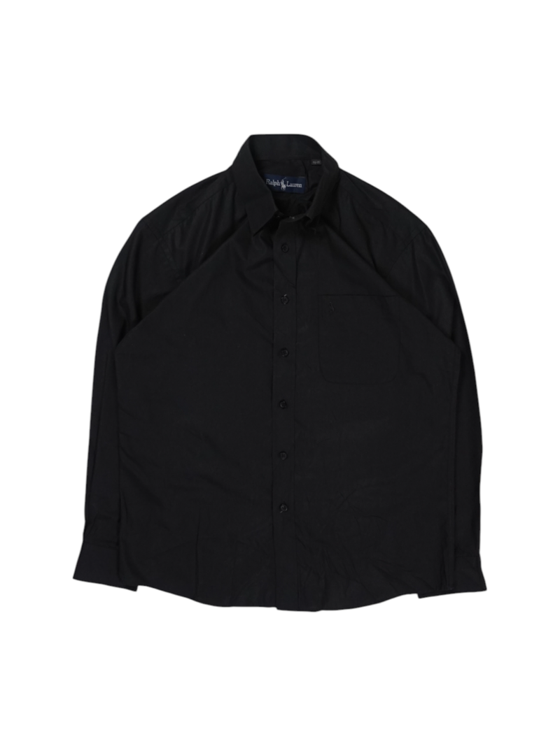 【美品】Ralph Lauren BLAKE シャツ 黒×黒 オールブラック 90～00s Ralph Lauren BLAKE shirt | 古着屋 grin days memory