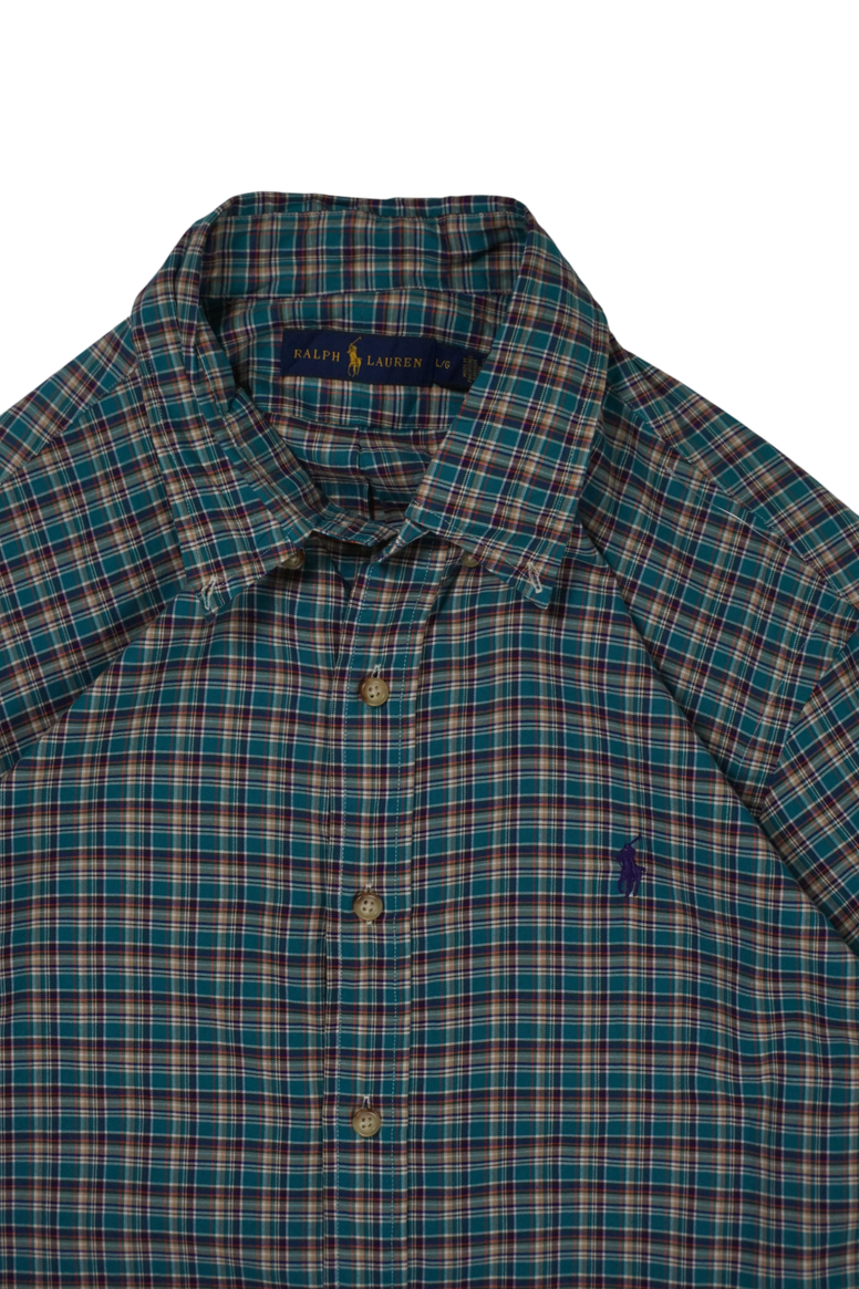 Vintage Ralph Lauren Blue Multicolor Shirt