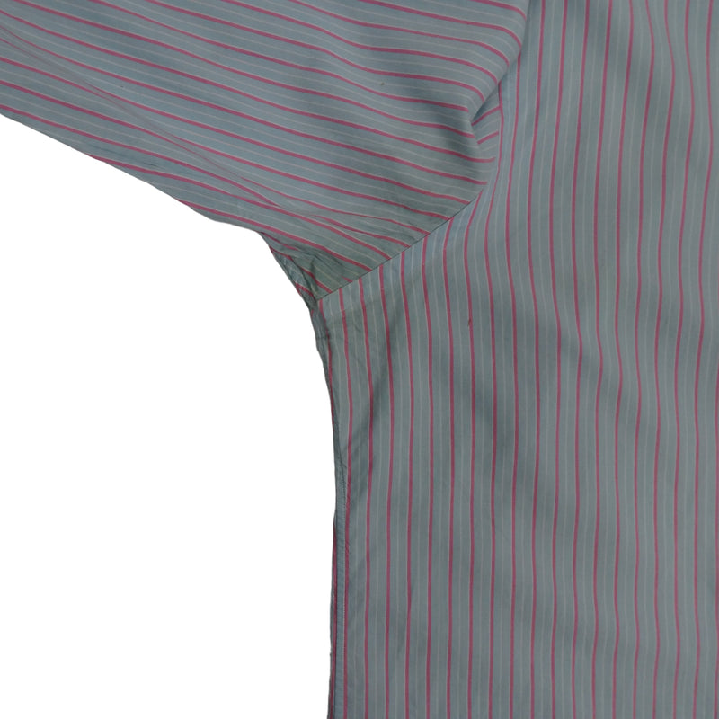 Vintage Ralph Lauren Blue Pink Striped Shirt