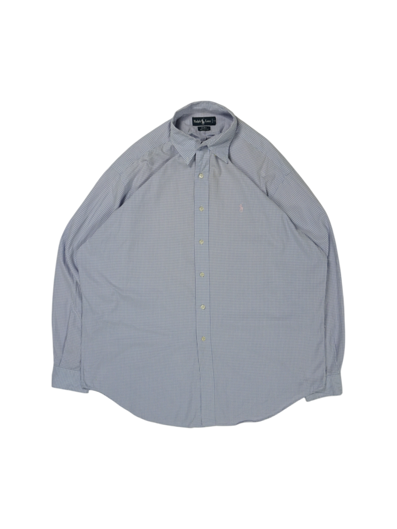 Vintage Ralph Lauren Blue White Blake Shirt