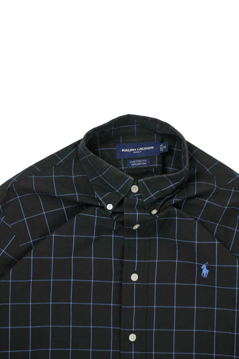 Vintage Ralph Lauren Golf Squared Black Shirt