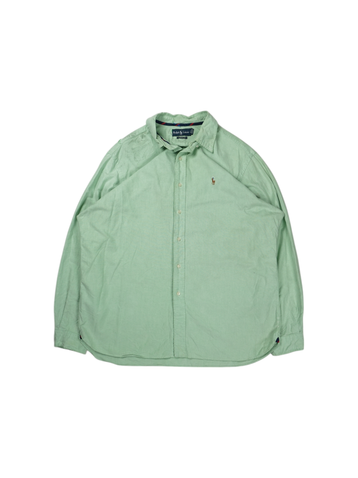 Vintage Ralph Lauren Mint Green Blank Shirt
