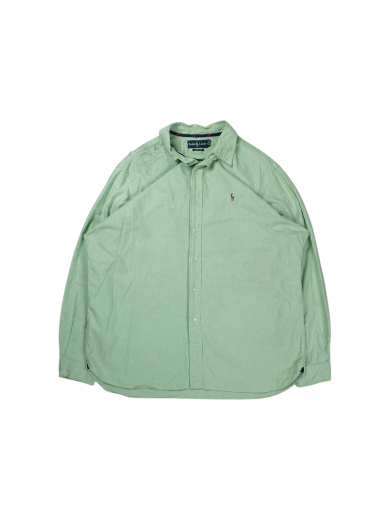 Vintage Ralph Lauren Mint Green Blank Shirt