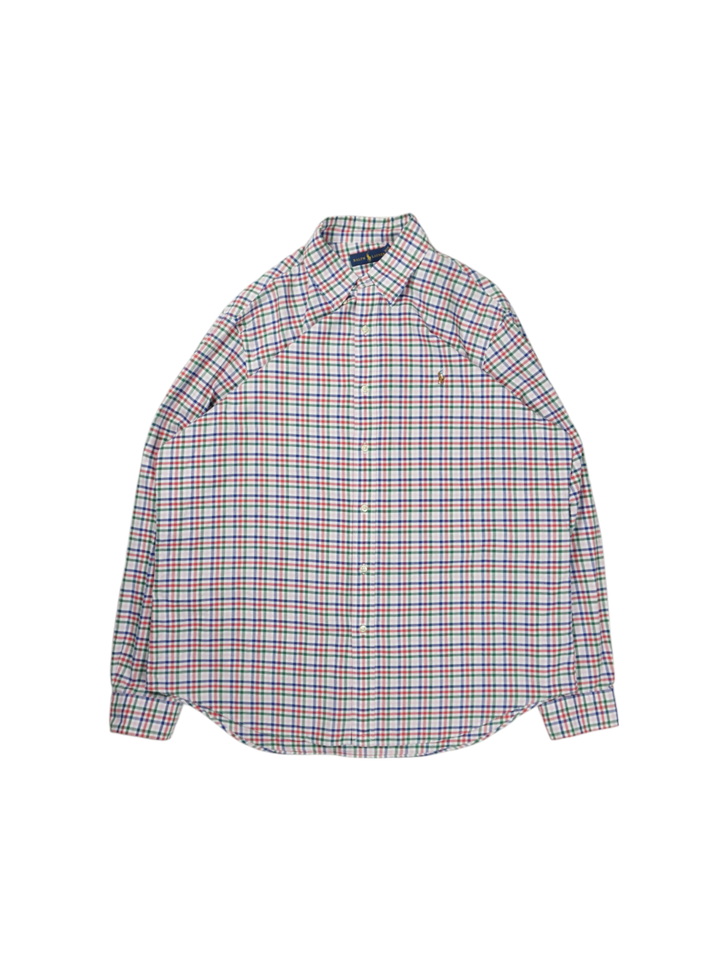 Vintage Ralph Lauren Multicolour White Shirt