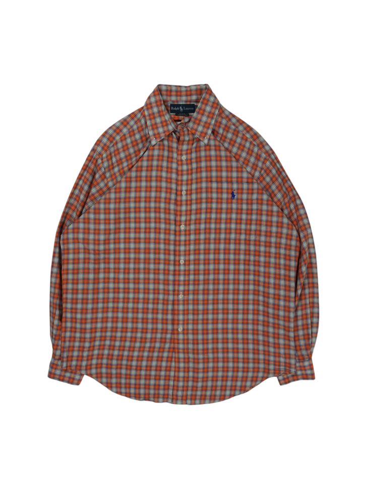 Vintage Ralph Lauren Orange Blue Shirt