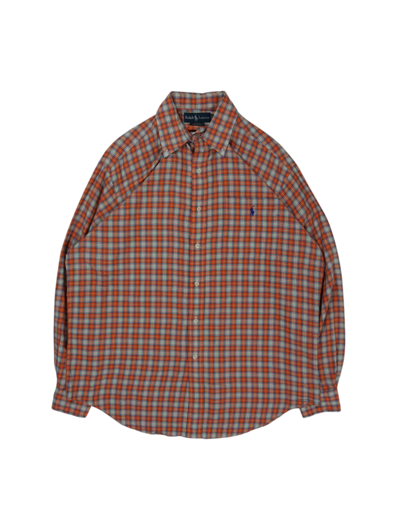 Vintage Ralph Lauren Orange Blue Shirt