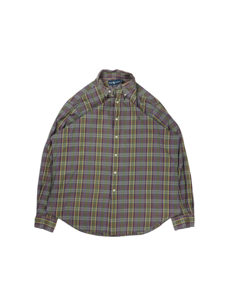 Vintage Ralph Lauren Purple Checkered Shirt