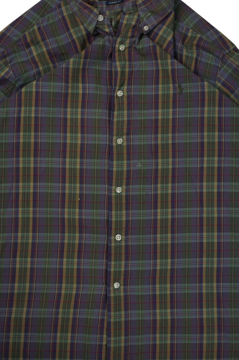 Vintage Ralph Lauren Purple Checkered Shirt