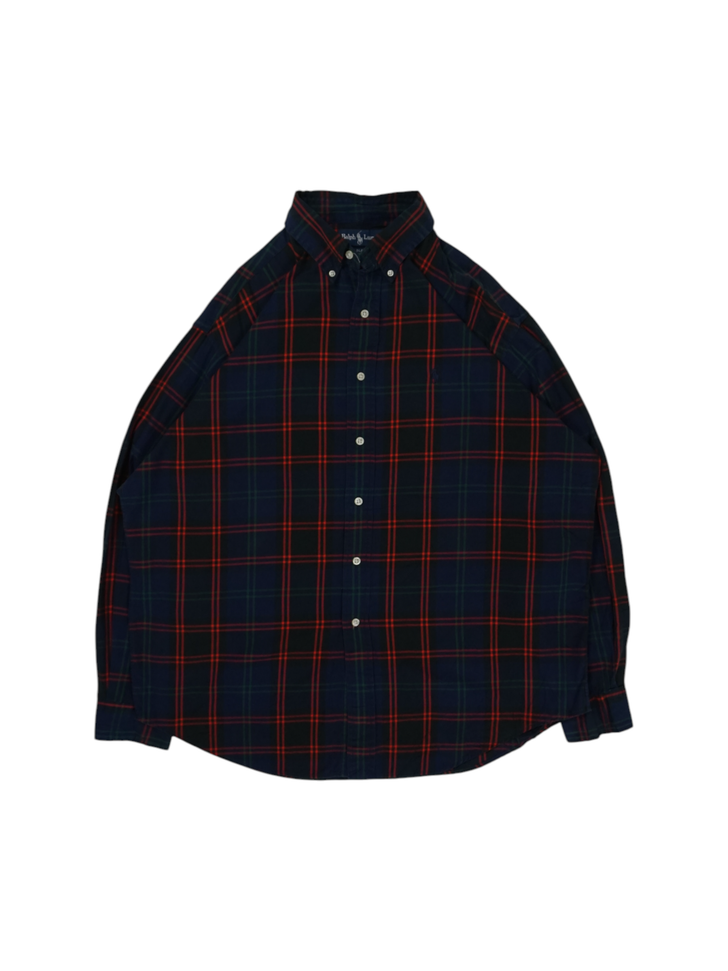 Vintage Ralph Lauren Red Navy Multicolor Shirt