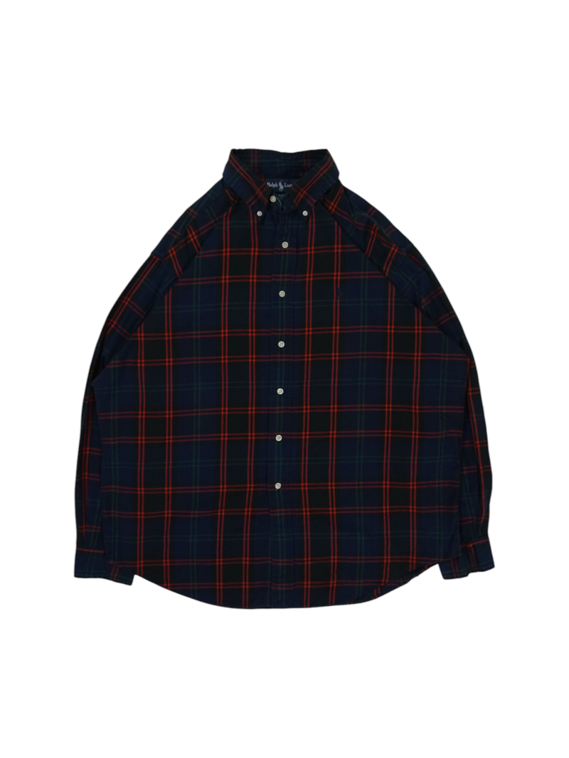 Vintage Ralph Lauren Red Navy Multicolor Shirt