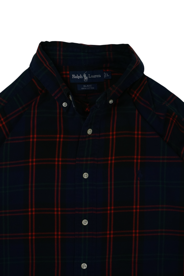Vintage Ralph Lauren Red Navy Multicolor Shirt