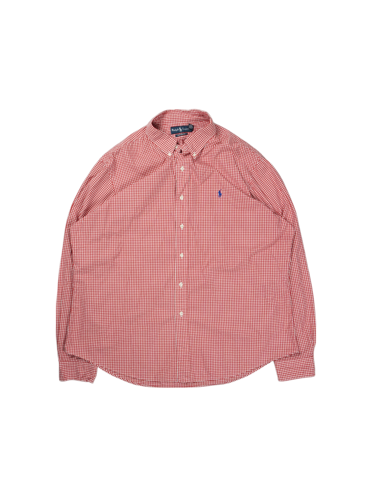 Vintage Ralph Lauren Red White Shirt