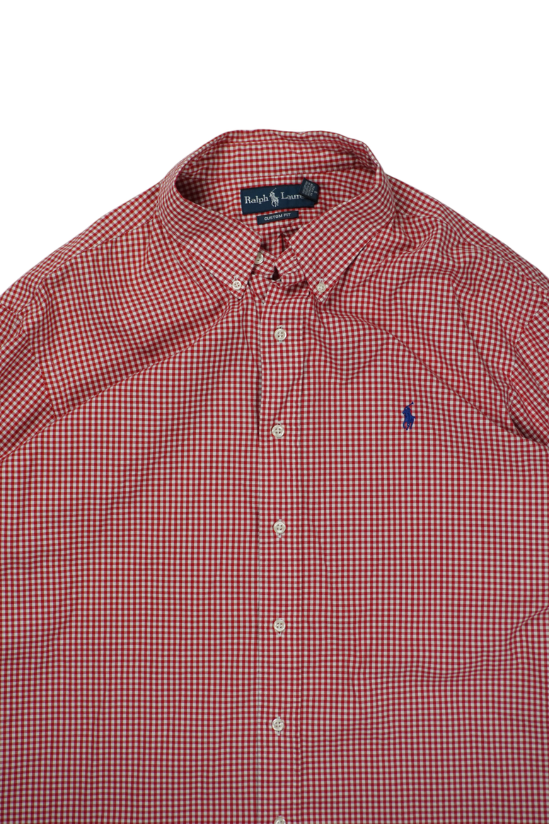 Vintage Ralph Lauren Red White Shirt