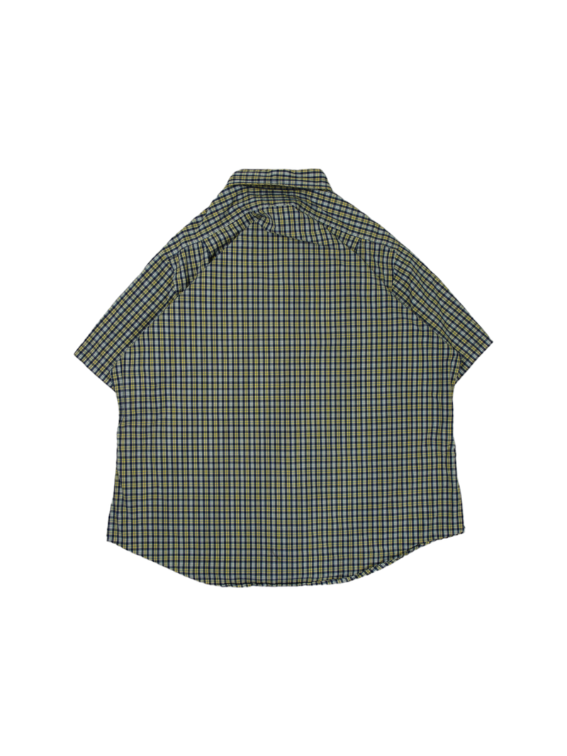 Vintage Ralph Lauren Yellow Blue Shortsleeve Shirt