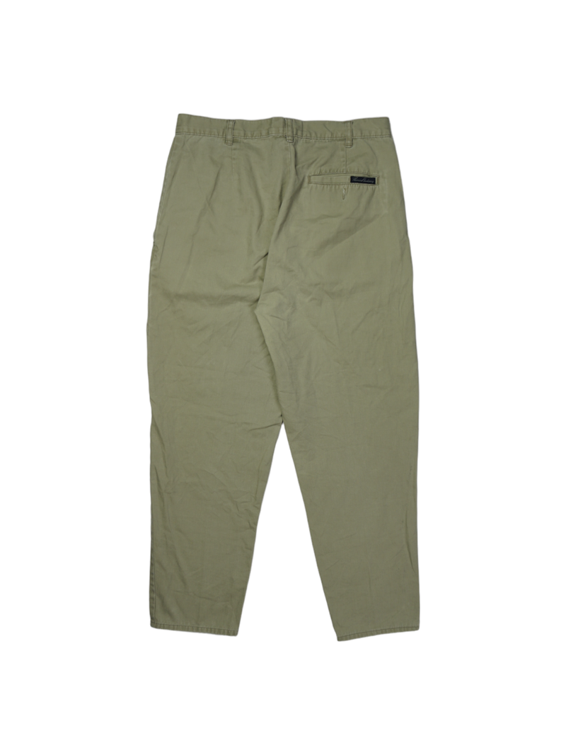 Vintage Thomas Burberry Pantalon Denim Khaki