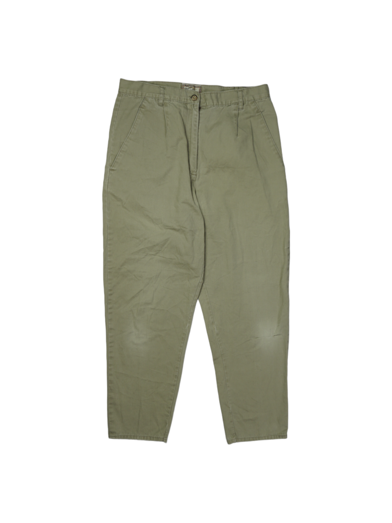 Vintage Thomas Burberry Pantalon Denim Khaki