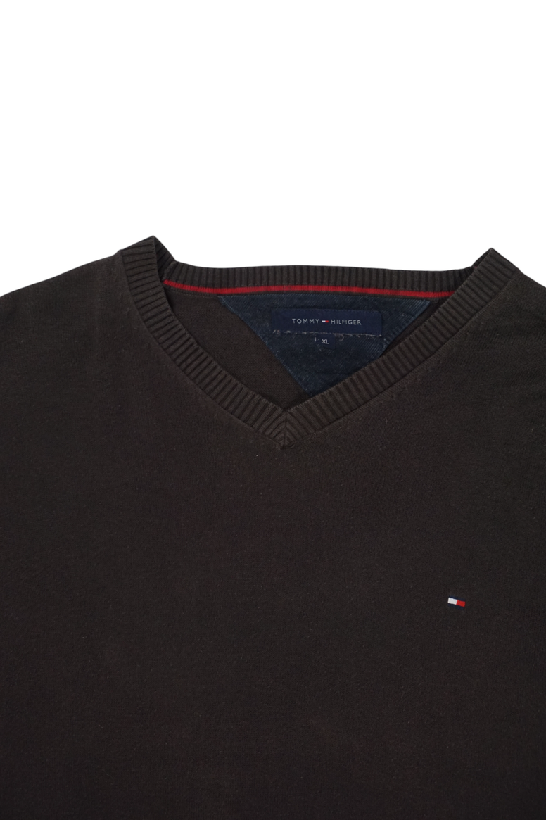 Vintage Tommy Hilfiger Brown Knit Sweater