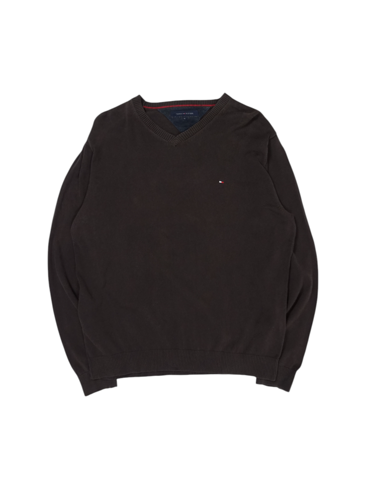 Vintage Tommy Hilfiger Brown Knit Sweater