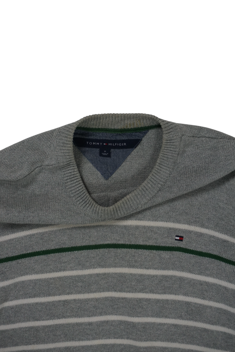 Vintage Tommy Hilfiger Grey Knit Sweater