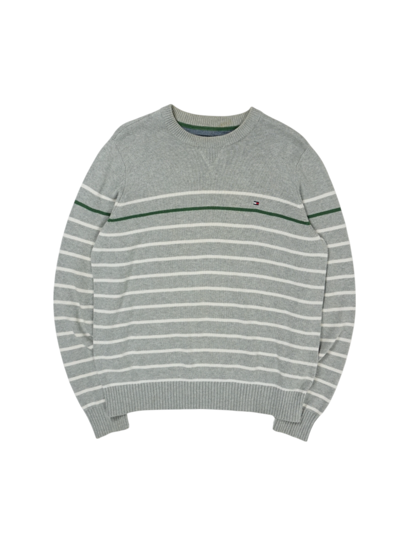Vintage Tommy Hilfiger Grey Knit Sweater