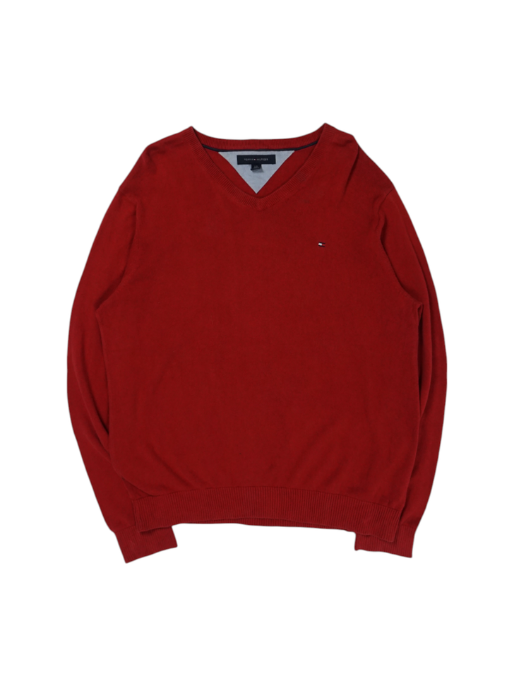 Vintage Tommy Hilfiger Red Knit Sweater