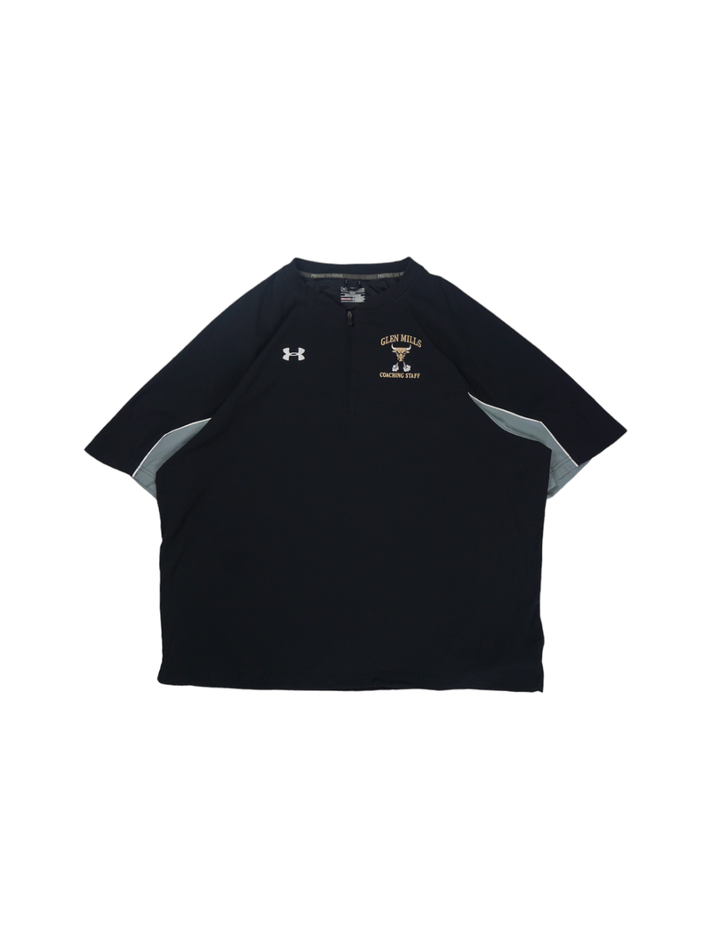 Vintage Under Armour Black 1/4 Zip T-Shirt