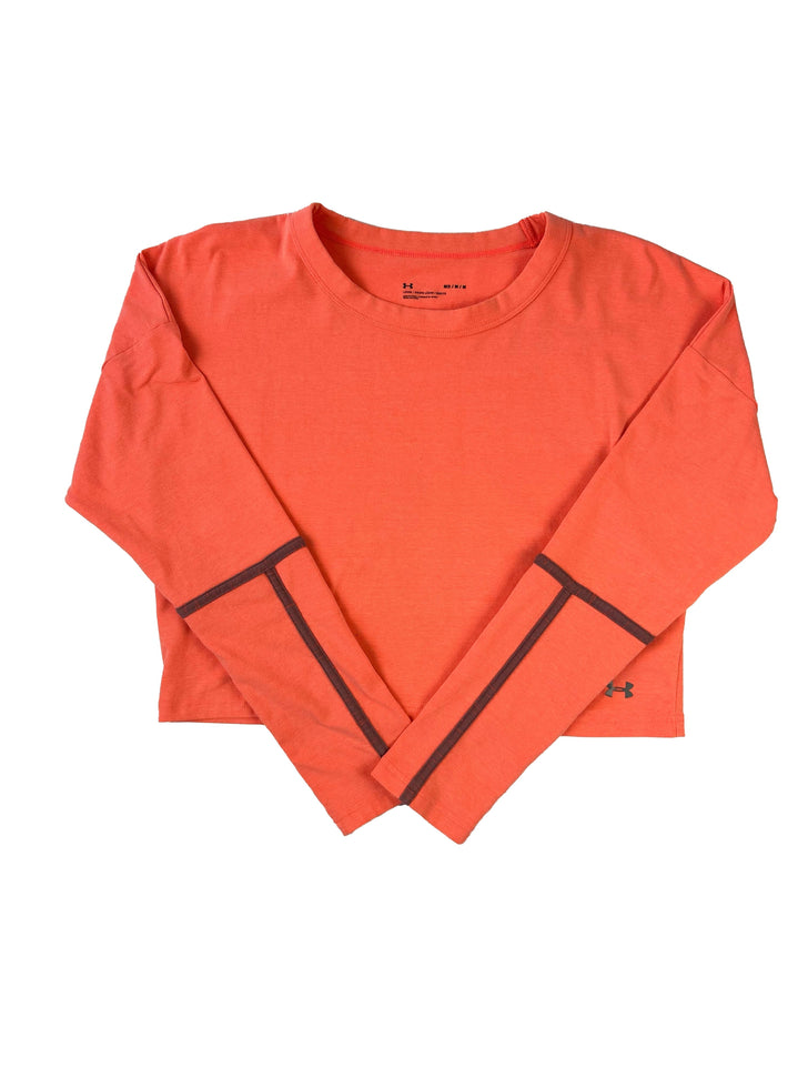 Vintage Under Armour Neon Orange Sweatshirt
