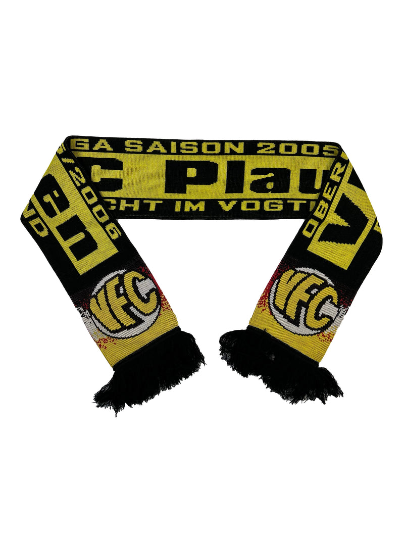 Vintage VFC Plauen Yellow/Black Football Scarf