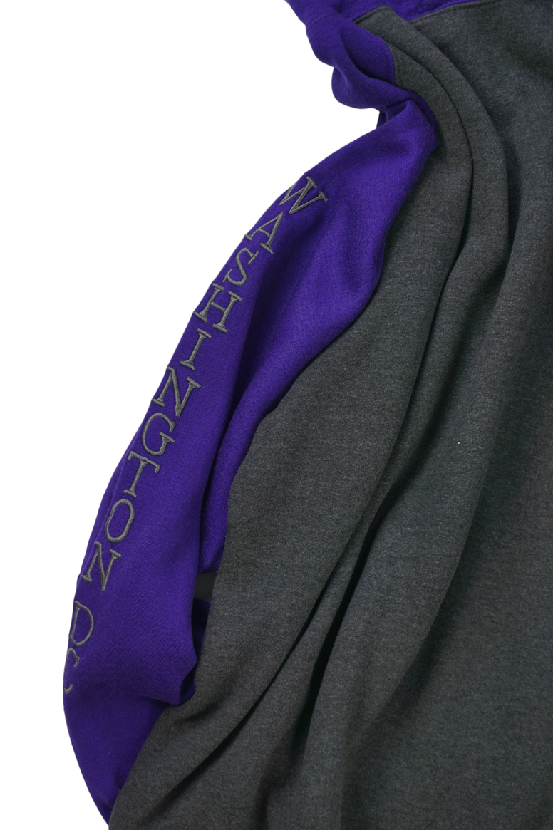 Vintage Washington DC Purple/Grey Hoodie