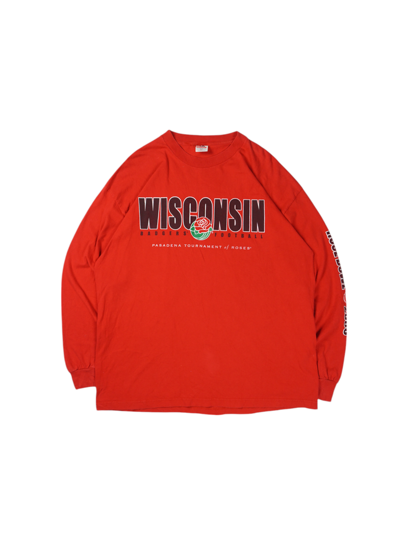 Vintage Wisconsin Red L/S T-Shirt